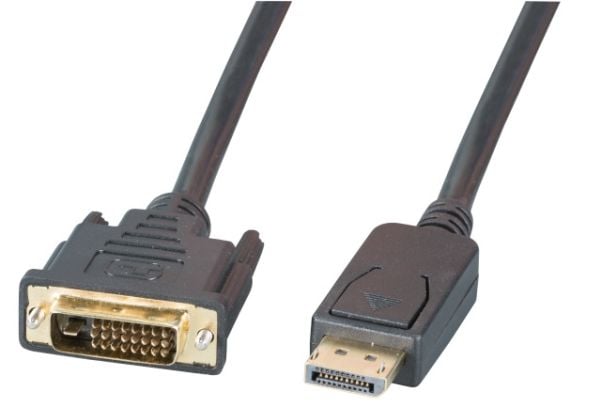 EFB Elektronik K5564SW.3V2, 3 m, DisplayPort, DVI-I, Hankjønn, Hankjønn, Rett