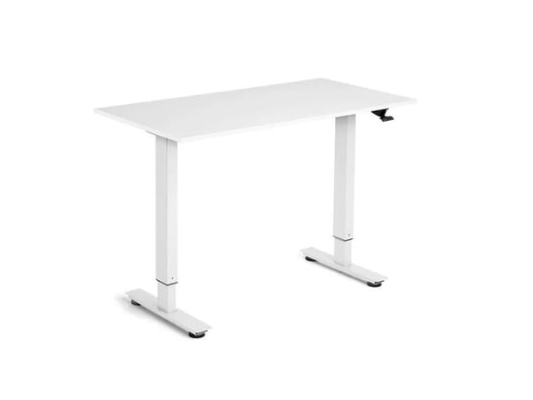 Flexidesk Höjt lågt bord 120x60 cm vit/vit