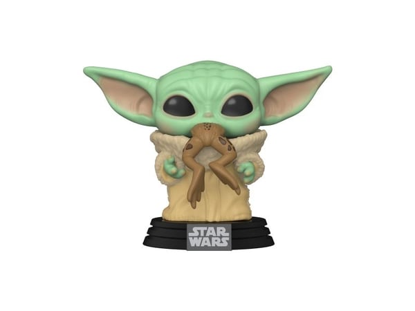 FUNKO POP! vinylfigur Star Wars: The Mandalorian - The Child m/Frog, 8 cm