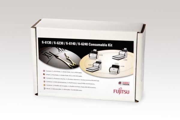 Fujitsu Consumable Kit - Förbrukningsartiklar för skanner - för fi-6130Z, 6140, 6140C, 6140Z, 6230Z, 6240, 6240C, 6240Z