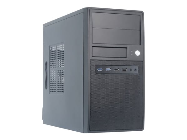 Chieftec CT-04B-350GPB - Torni - micro-ATX 350 Watt - lajittelu - USB/LYD
