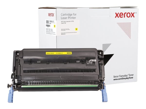 Everyday Keltainen -värikasetti Xeroxilta, HP Q6462A -yhteensopiva, 12000 sivua- (006R04157), 12000 sivua, Keltainen, 1 kpl