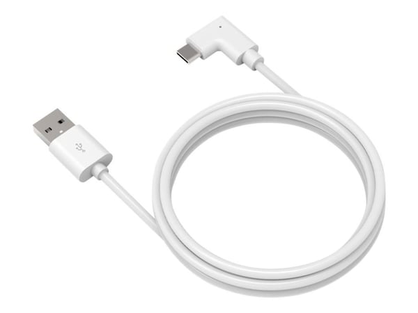 Compulocks 6ft 2.0 USB-A to 90-Degree USB-C Charging Cable Right Angle - USB-kabel - USB (hann) rett til USB-C (hann) høyrevinklet - 1.83 m - hvit ... Compulocks 6ft 2.0 USB-A to 90-Degree USB-C Charging Cable Right Angle - USB-kabel - USB (hann) rett til USB-C (hann) høyrevinklet - 1.83 m - hvit ...