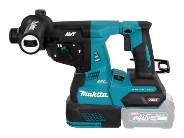 Makita HR003GZ - Pyörivä vasara - akkukäyttöinen - 3 toimintatilaa - SDS-plus 28 mm - 2,8 Joule - ei akkua - 40 V