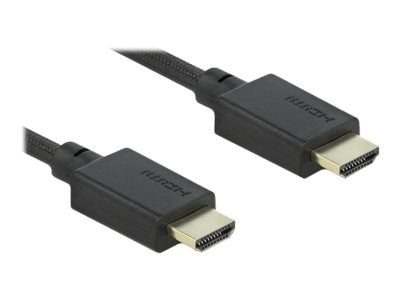 DeLOCK 85383 HDMI-kabel 0,5 m HDMI Type A (standard) Svart (85383)