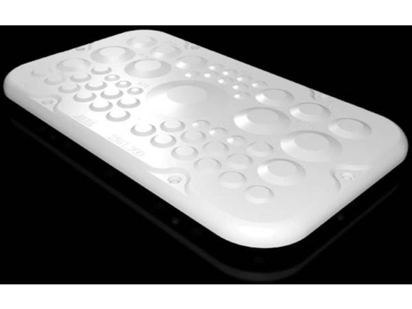 Rittal SZ 2561.300, Rackplate, Lysegrå, Plast, IP66, 256 mm, 149 mm