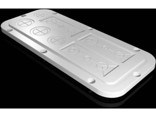 Rittal SZ 2562.200, Rackplate, Lysegrå, Plast, IP66, -40 - 80 °C, 339 mm