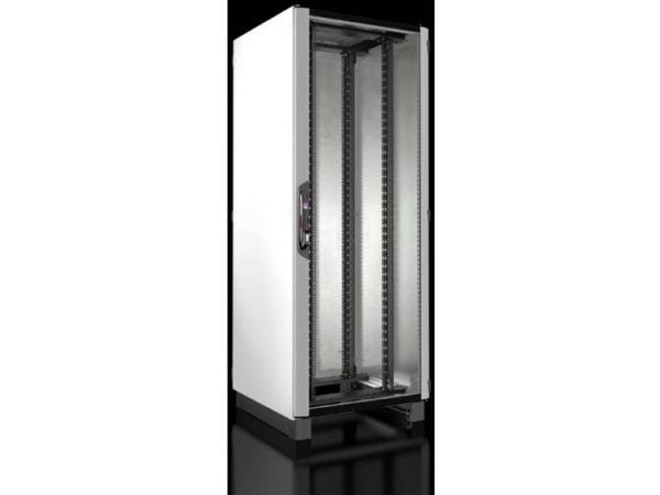 Rittal 5307.154, Itseseisova teline, 42U, 815 kg, Näppäinlukko, Musta, Harmaa