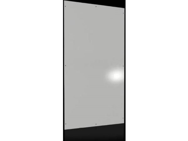 Rittal VX - Sidepanel for stativ - skrufeste, stålplate - RAL 7035 (pakke med 2) - for VX (8122245)