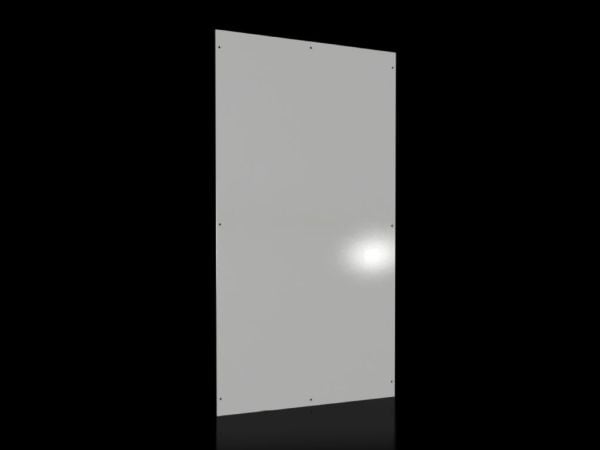 Rittal VX - Sidepanel for stativ - skrufeste, stålplate - RAL 7035 (pakke med 2) - for VX (8122245)