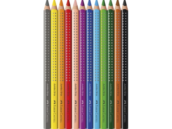Faber-Castell Jumbo GRIP - Fargeblyant - 3.8 mm (en pakke 12)