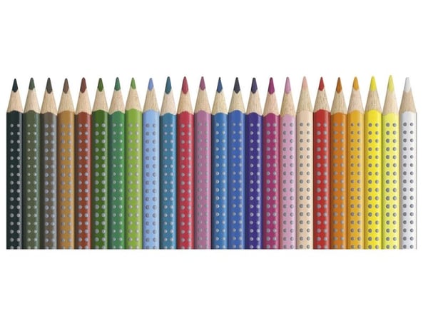 Akvarellikynät Faber-Castell Grip, 24 kpl.
