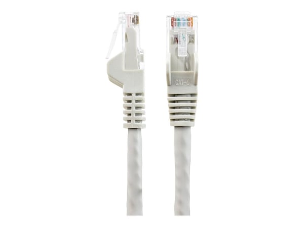 Startech 5m LSZH CAT6 Ethernet Cable, 10 Gigabit Snagless RJ45 100W PoE Network Patch Cord with Strain Relief, CAT 6 10GbE UTP, Grey, Individually ...