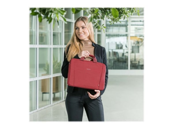 DICOTA Eco Slim Case BASE - Notebookbæreveske - 13" - 14.1" - rød