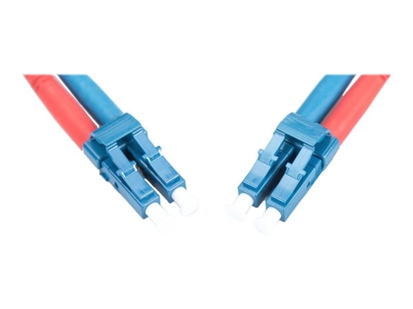 DIGITUS - Koblingskabel - LC-enkeltmodus (hann) til LC-enkeltmodus (hann) - 10 m - fiberoptisk - 9 / 125 micron - OS2 - med støvel, halogenfri - gul