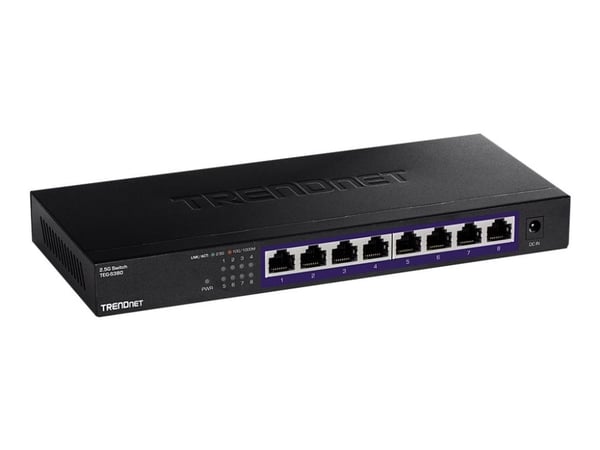Trendnet TEG-S380, Hallitsematon, Gigabit Ethernet (10/100/1000), Täysin kaksipuolinen, Seinäkiinnitteinen