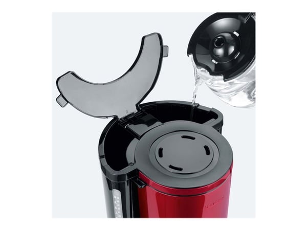 SEVERIN KA 4817 - Kaffemaskin - 10 kopper - fire red metallic/black
