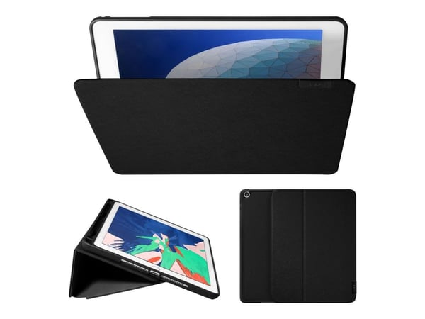 Laut PRESTIGE FOLIO - Lommebok for nettbrett - fauxlær, termoplast-polyuretan (TPU) - svart - 10.2" - for Apple 10.2-inch iPad (7. generasjon)