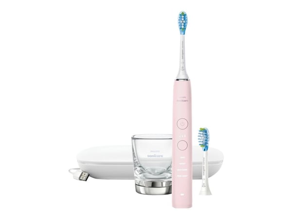 Philips Sonicare DiamondClean 9000 HX9911 - Tannbørste - trådløs - rosa