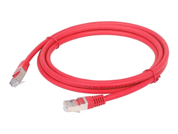 Cablexpert - Patchkabel - RJ-45 (han) til RJ-45 (han) - 3 m - S/FTP - CAT 6a - halogenfri, formet - rød