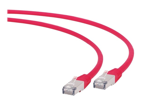 Cablexpert - Patchkabel - RJ-45 (han) til RJ-45 (han) - 3 m - S/FTP - CAT 6a - halogenfri, formet - rød