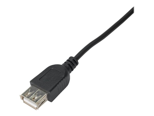 Akyga AK-USB-07 - USB-forlengelseskabel - USB (hann) til USB (hunn) - 1.8 m - svart