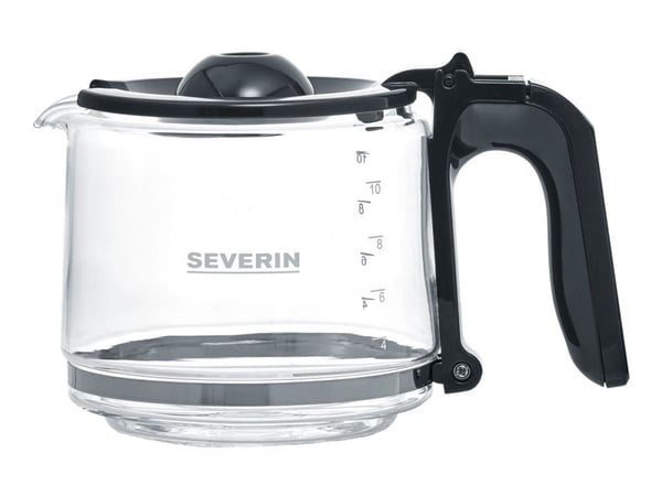 SEVERIN KA 4817 - Kaffemaskin - 10 kopper - fire red metallic/black