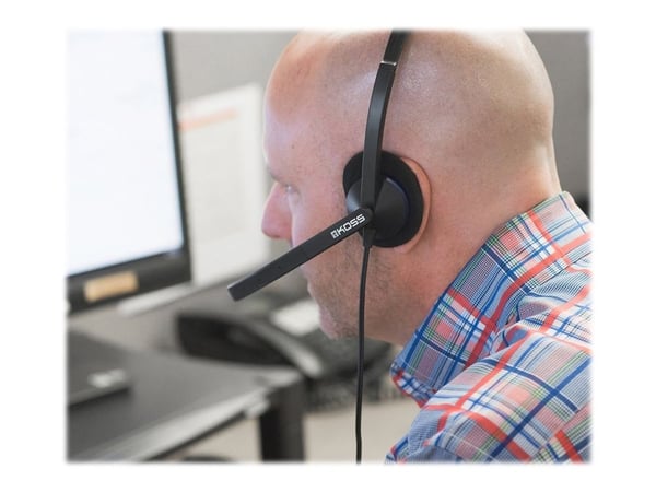 Koss CS195 - Hodesett - on-ear - kablet - USB - svart
