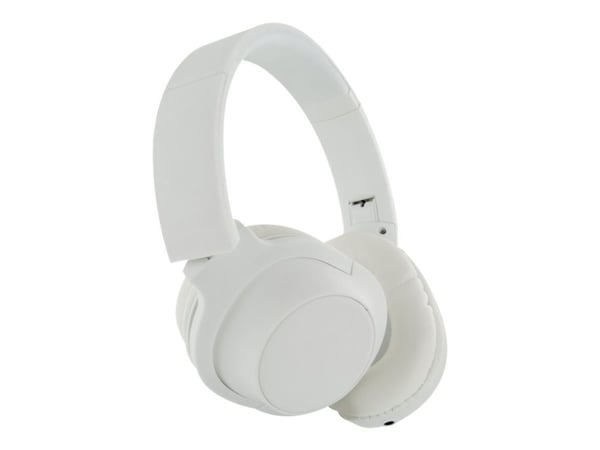 Schwaiger SOUND4YOU KH220BTW 512 - Hodetelefoner med mikrofon - full størrelse - Bluetooth - trådløs, kablet - 3,5 mm jakk - hvit