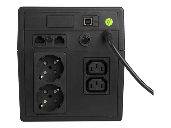 Green Cell Microsine - UPS - AC 220/230/240 V - 700 Watt - 1000 VA - 7 At - USB - utgangskontakter: 4