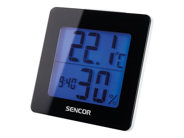 Sencor SWS 1500 B - Termohygrometer - digital - svart