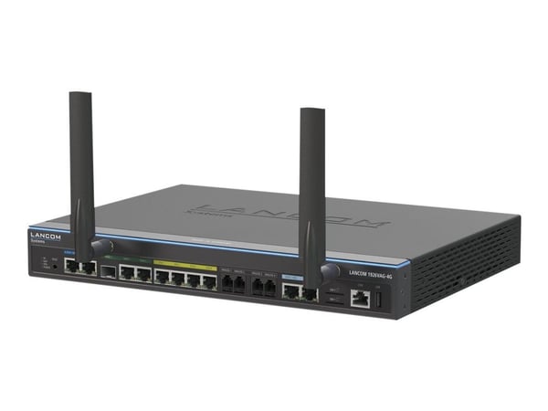 LANCOM 1926VAG-4G - Ruter - ISDN/WWAN/DSL - 4-ports switch - GigE, PPP - WAN-port: 2 - VoIP-telefonadapter
