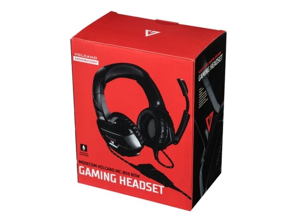 MODECOM VOLCANO MC-859 BOW - Hodesett - full størrelse - kablet - USB, 3,5 mm jakk