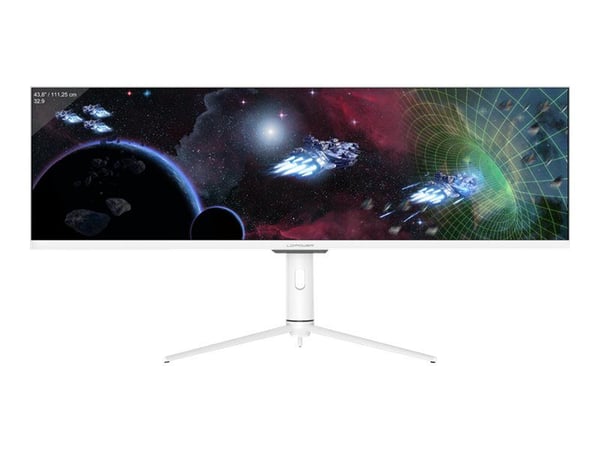 LC Power LC-M44-DFHD-120 - LED-skjerm - 44" (43.8" synlig) - 3840 x 1080 DFHD @ 120 Hz - 400 cd/m² - 1000:1 - DisplayHDR 600 - 1 ms - 2xHDMI, Displ...