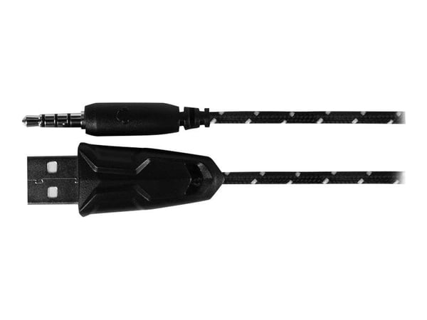 MODECOM VOLCANO MC-859 BOW - Hodesett - full størrelse - kablet - USB, 3,5 mm jakk