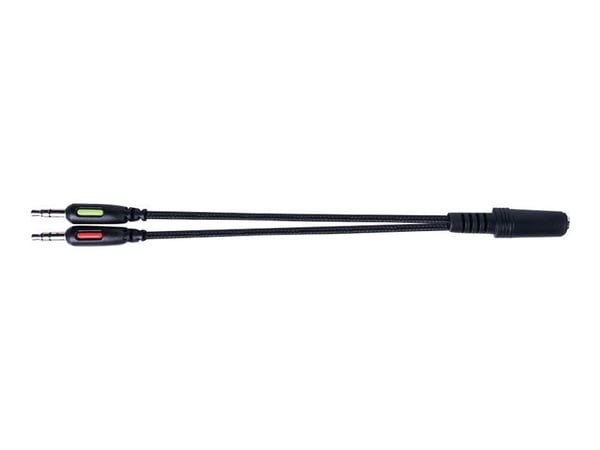 Modecom Volcano MC-859 BOW, Langallinen, Pelaaminen, 20 - 20000 Hz, 400 g, Kuulokkeet, Musta