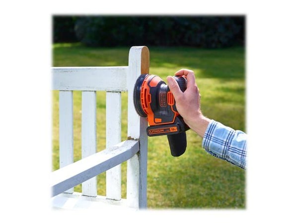 Black & Decker BDCROS18N-XJ, Epäkeskohiomakone, Musta, Oranssi, 12000 RPM, 1,3 mm, 82,5 dB, 71,5 dB