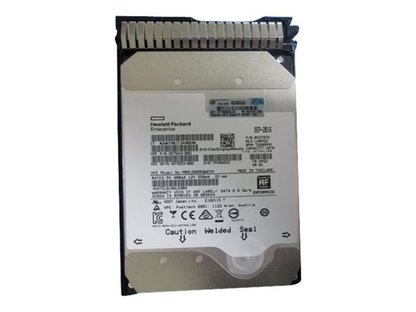 HPE - Harddisk - 10 TB - 3.5" LFF - SATA 6Gb/s - 7200 rpm