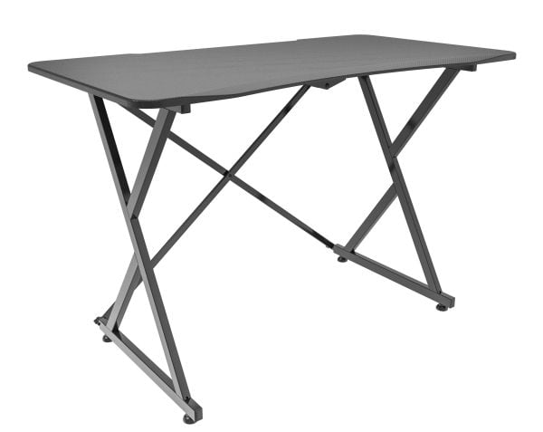 Techly ICA-TB ESG01, Rett, Rektangulær form, MDF, Karbonfiber, Spilling, Sort