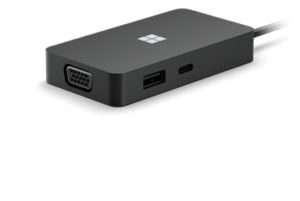 Microsoft USB-C Travel Hub - Dokkingstasjon - USB-C - VGA, HDMI - 1GbE - kommersiell