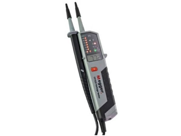 Megger TPT420 topolet spenningsmåler CAT IV 1000 V LED, LCD, akustikk
