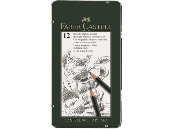 Faber-Castell CASTELL 9000 - Blyant - assortert (en pakke 12)