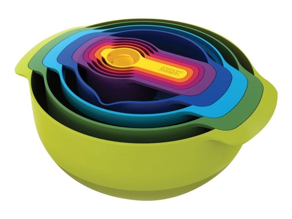 Joseph Joseph Nest 9 Plus - Skålsett - 9 stk. - multifarge