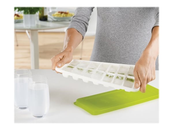 Joseph Joseph QuickSnap Plus - Isbricka - vit, grön