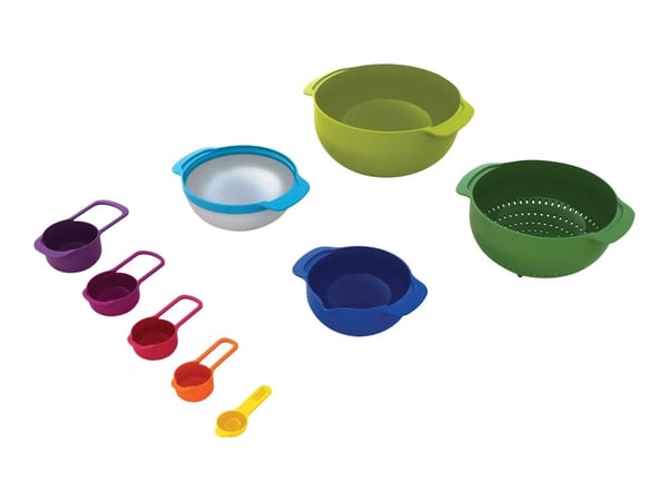 Joseph Joseph Nest 9 Plus - Skålsett - 9 stk. - multifarge