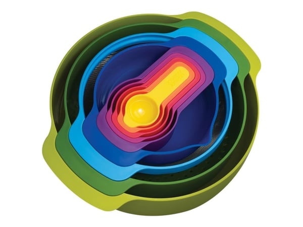 Joseph Joseph Nest 9 Plus - Skålsett - 9 stk. - multifarge