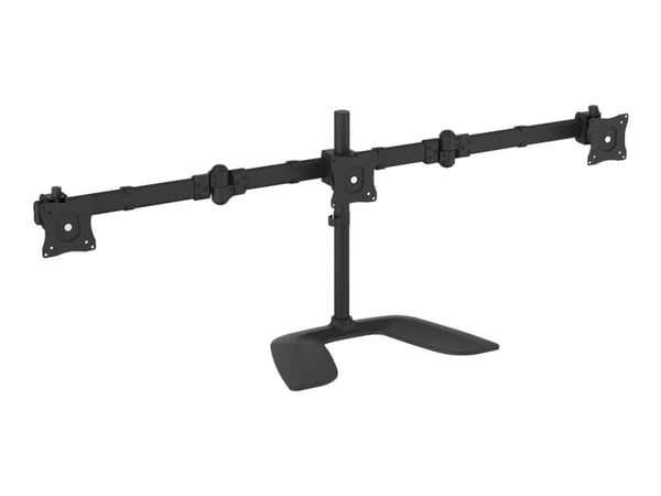 Startech Triple Monitor Stand for VESA Mount Monitors up to 27" - Steel (ARMBARTRIO2) - Stativ (endekapsler, stang, sokkelplate, tverrstang, skiver...