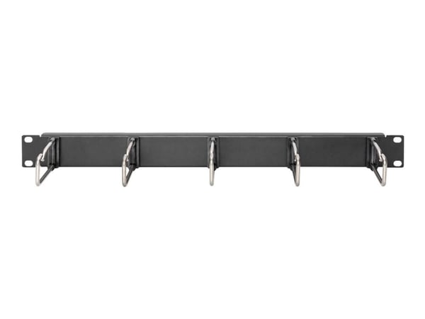 DIGITUS DN-97667 - Kabelstyringspanel med ringer - rackmonterbar - kullsort, RAL 9005 - 1U - 19"