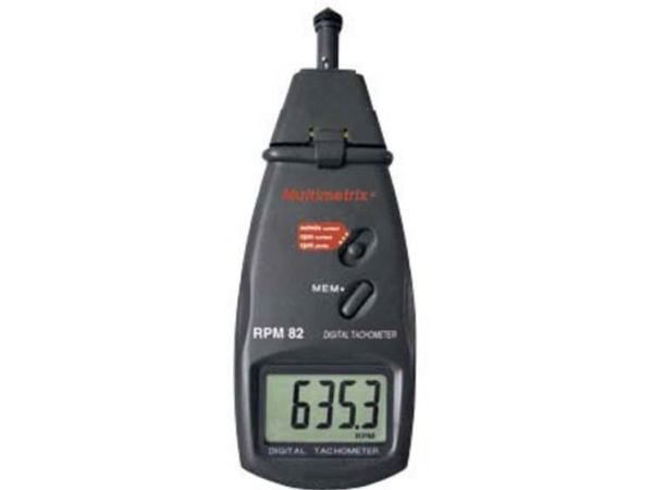 Multimetrix P06236902 turteller mekanisk/optisk 0,5–19999 o/min, 2,5–99999 o/min