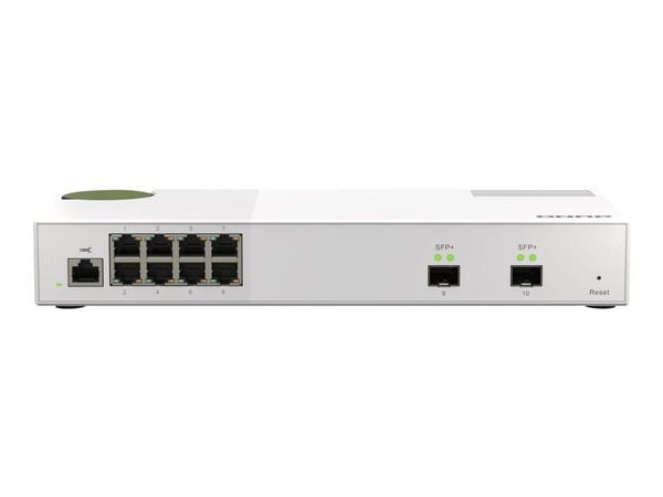 QNAP QSW-M2108-2S - Switch - Styrt - 2 x 10 Gigabit SFP+ + 8 x 2.5GBase-T - stasjonær